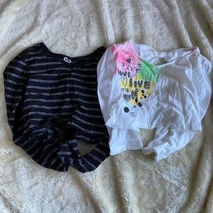 Girls crop tops